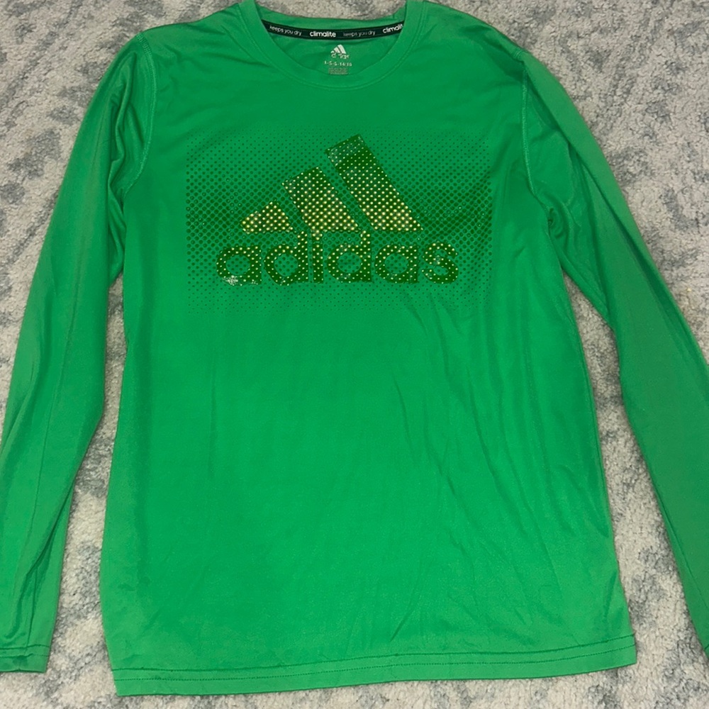 Boys ADIDAS Climalite long sleeve shirt - excellent condition!